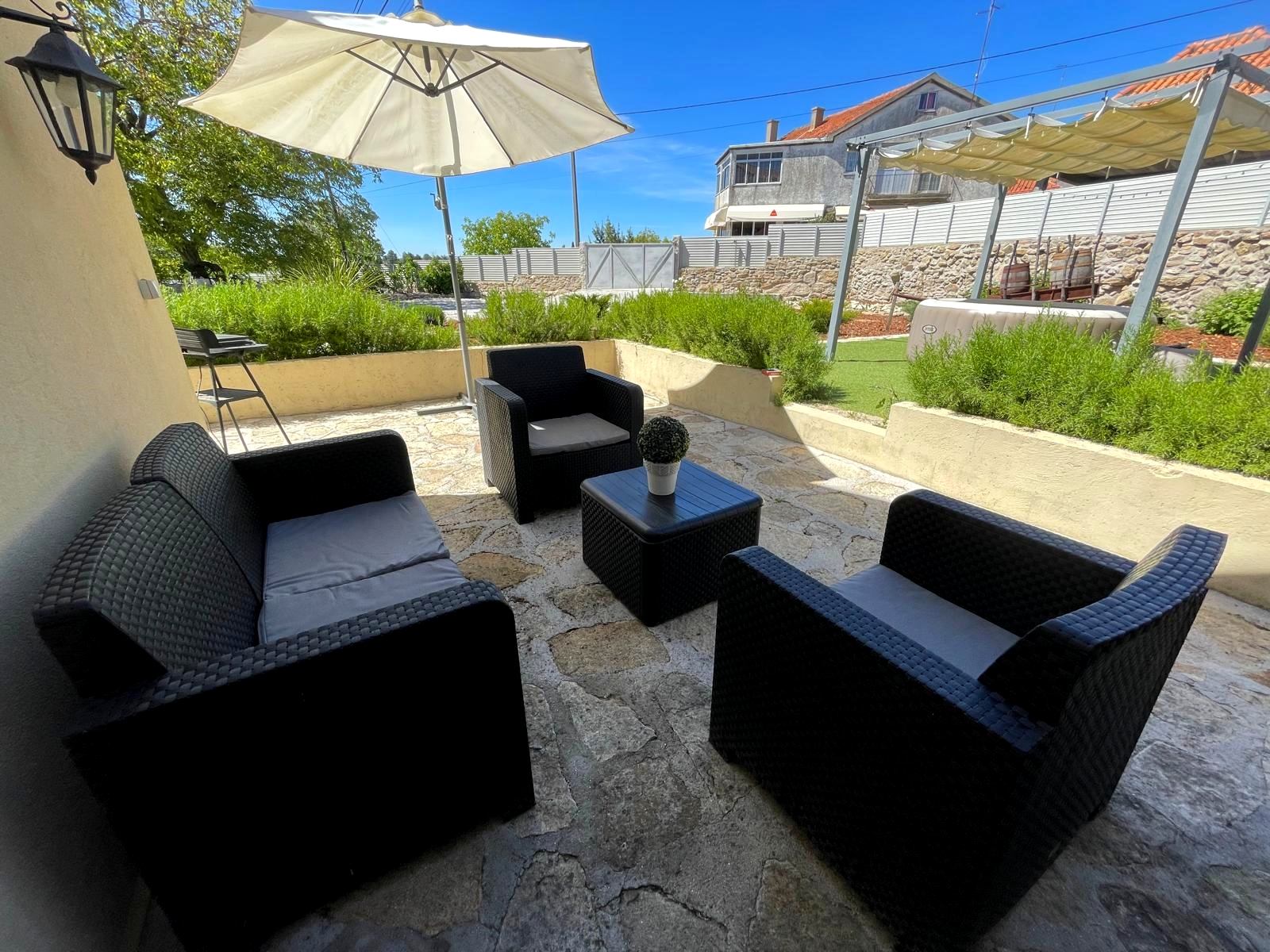 Jardim e espaço de convivio
