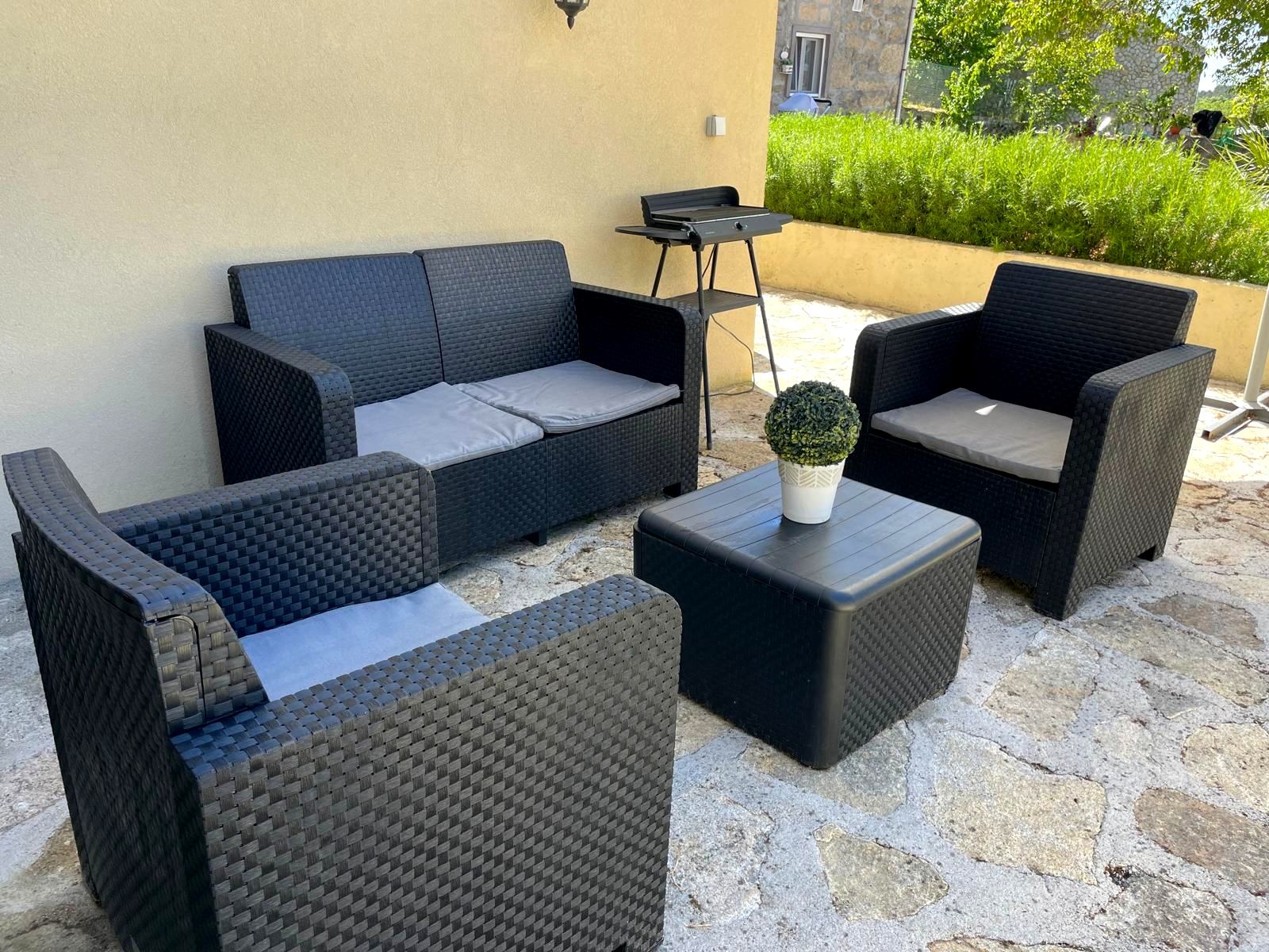 Jardim e espaço de convivio